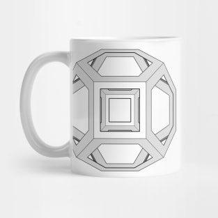 gmtrx lawal v2 skeletal truncated octahedron Mug